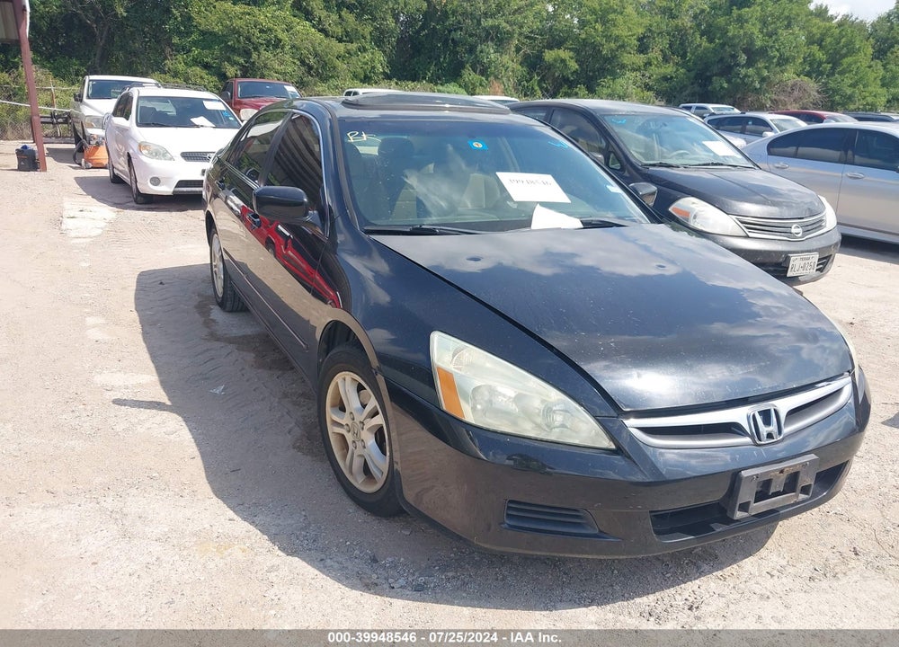 2007 HONDA ACCORD 2.4 EX VIN: 1HGCM567X7A080318