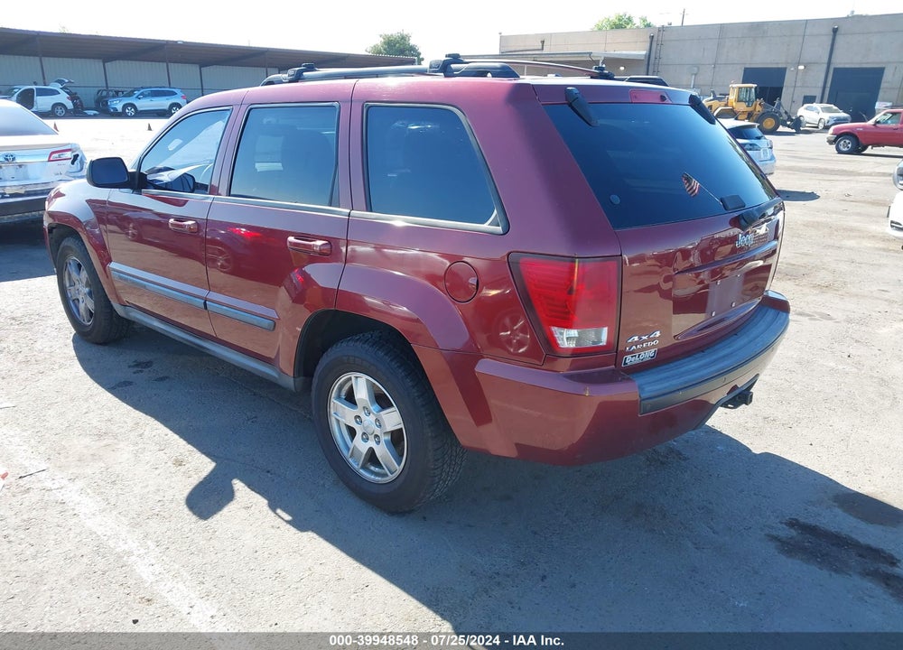 2007 JEEP GRAND CHEROKEE LAREDO VIN: 1J8GR48K87C520028