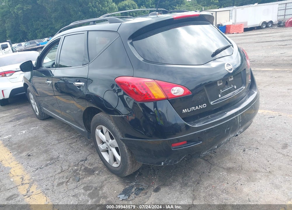 2009 NISSAN MURANO S/SL VIN: JN8AZ18U89W008949
