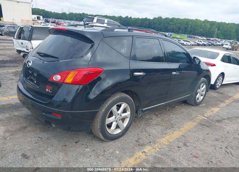2009 NISSAN MURANO S/SL VIN: JN8AZ18U89W008949