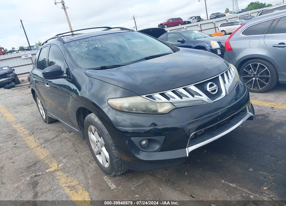 2009 NISSAN MURANO S/SL VIN: JN8AZ18U89W008949