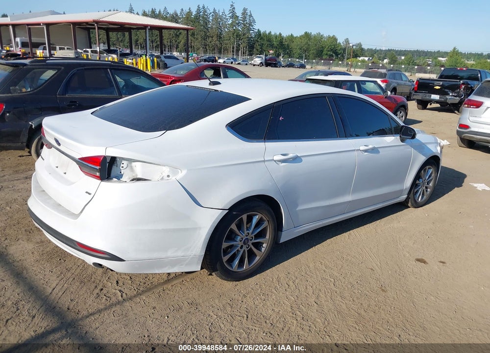 2017 FORD FUSION SE VIN: 3FA6P0H79HR388256