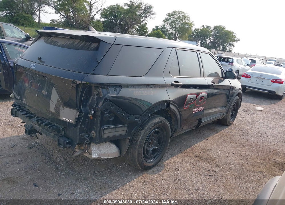 2021 FORD POLICE INTERCEPTOR UTILITY VIN: 1FM5K8ABXMGB83589