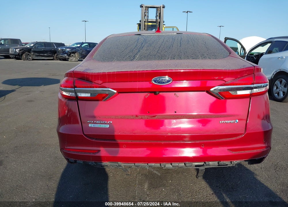 2019 FORD FUSION HYBRID SE VIN: 3FA6P0LU7KR200757