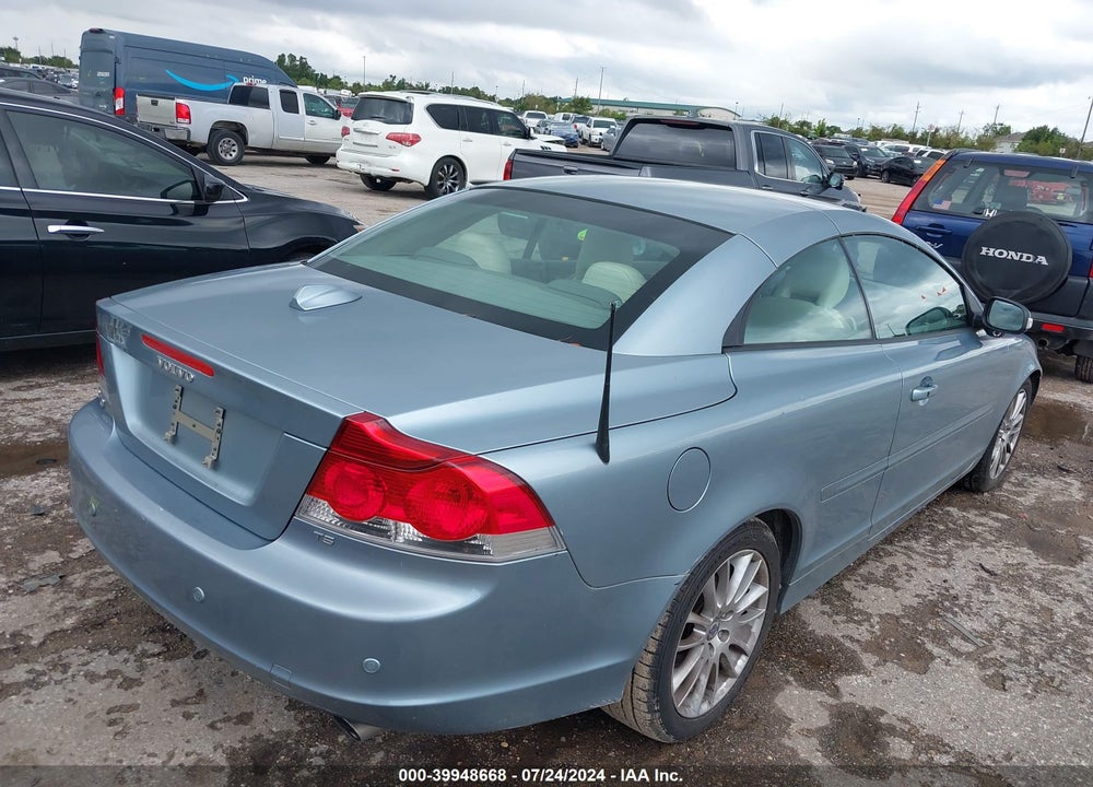 2008 VOLVO C70 T5 VIN: YV1MC67298J044713