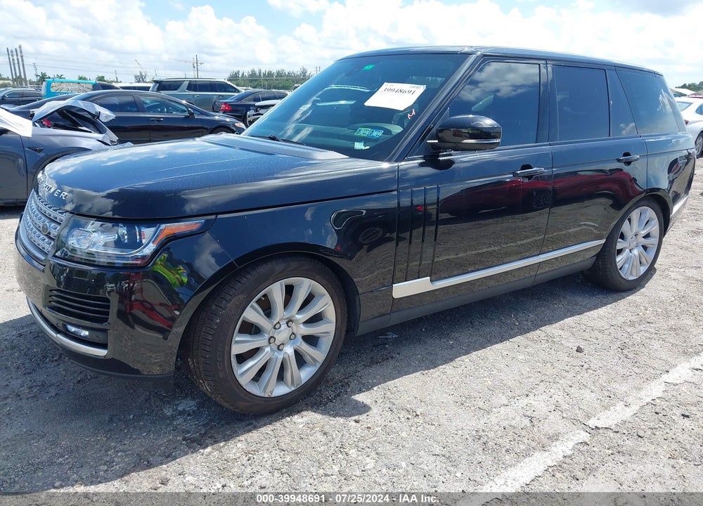 2014 LAND ROVER RANGE ROVER 3.0L V6 SUPERCHARGED HSE VIN: SALGS2WF8EA176918