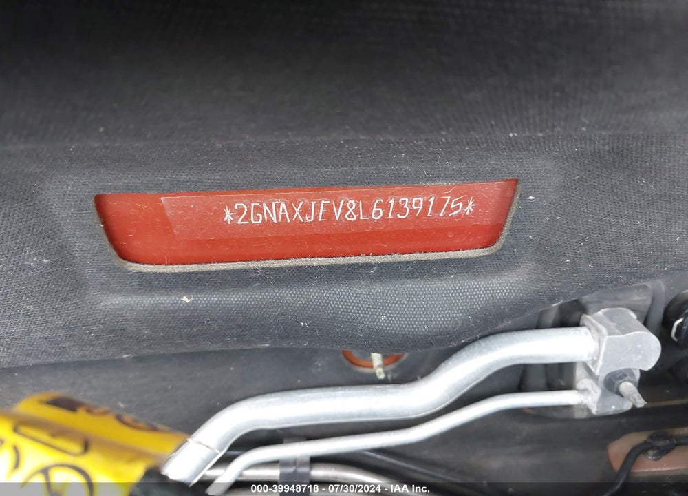 2020 CHEVROLET EQUINOX FWD 2FL VIN: 2GNAXJEV8L6139175
