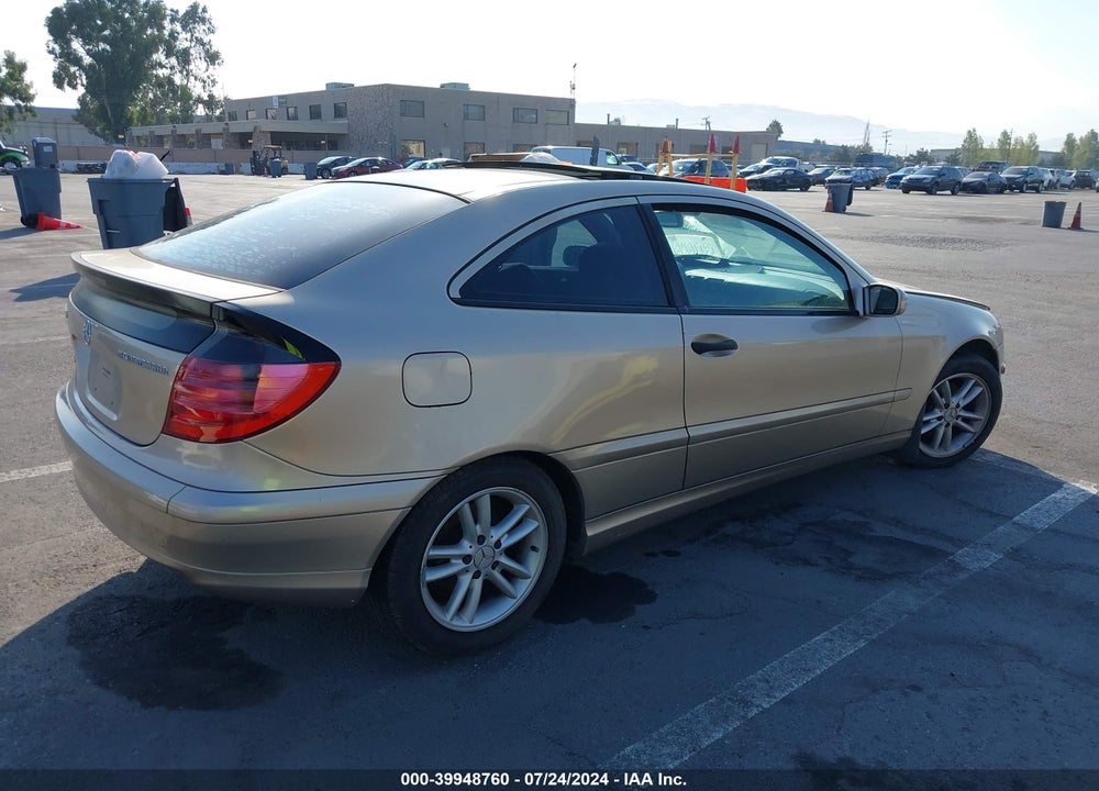 2002 MERCEDES-BENZ C 230 VIN: WDBRN47J92A251349