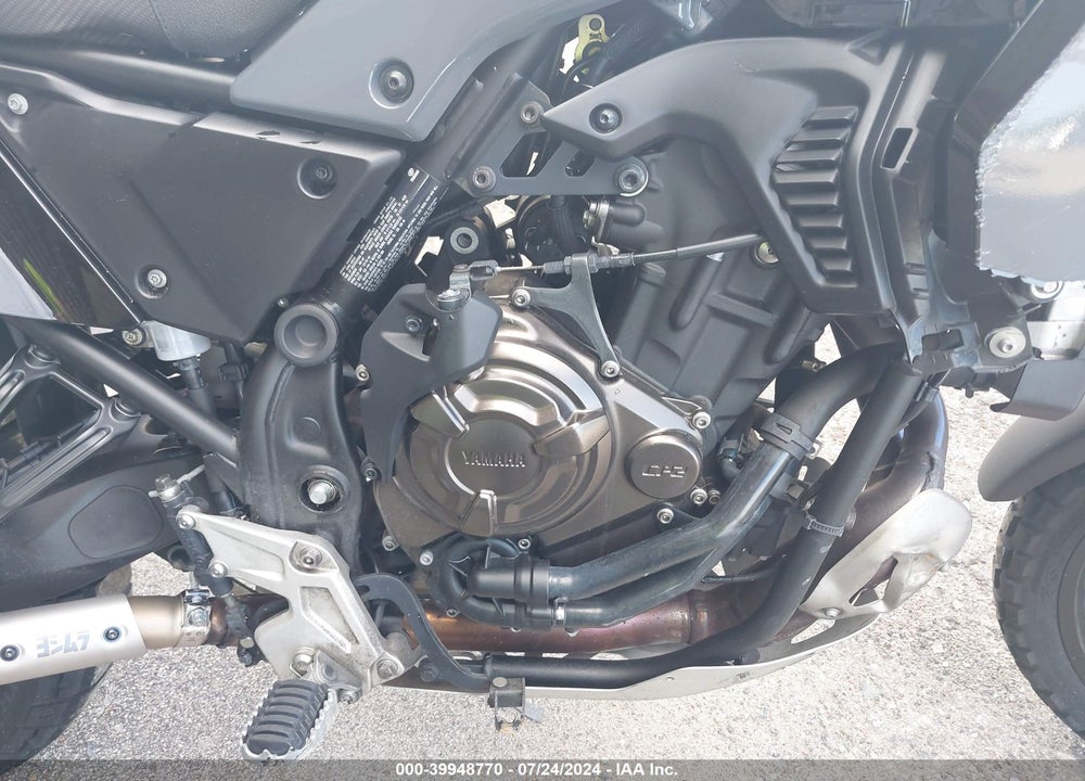 2022 YAMAHA XTZ690 VIN: JYADM12Y7NA002596