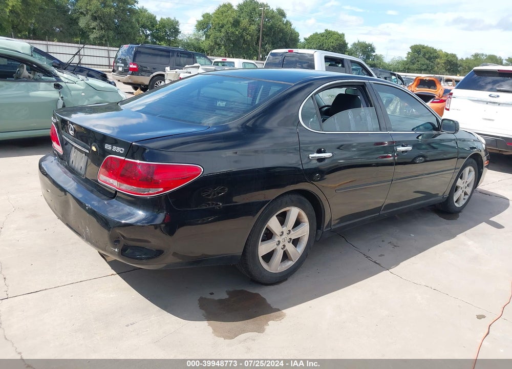 2005 LEXUS ES 330 VIN: JTHBA30GX55100877