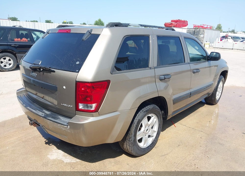 2005 JEEP GRAND CHEROKEE LAREDO VIN: 1J4GR48K15C692903