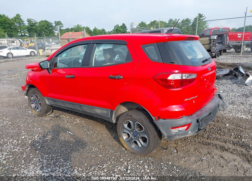 2021 FORD ECOSPORT S VIN: MAJ6S3FL3MC416805