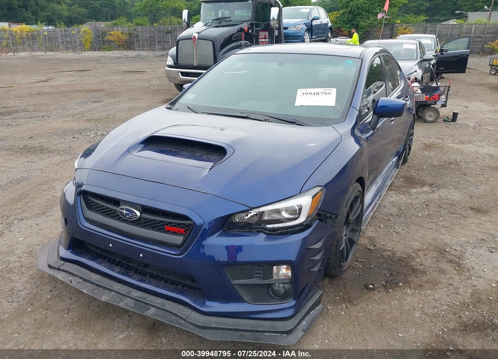 2015 SUBARU WRX LIMITED VIN: JF1VA1G60F9833780