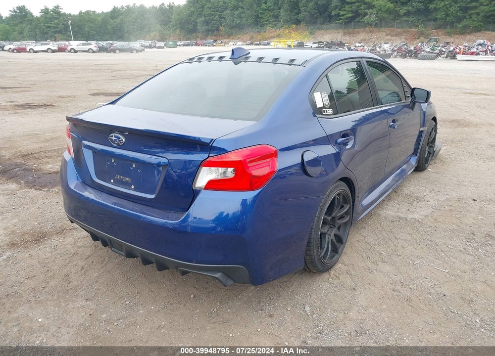 2015 SUBARU WRX LIMITED VIN: JF1VA1G60F9833780