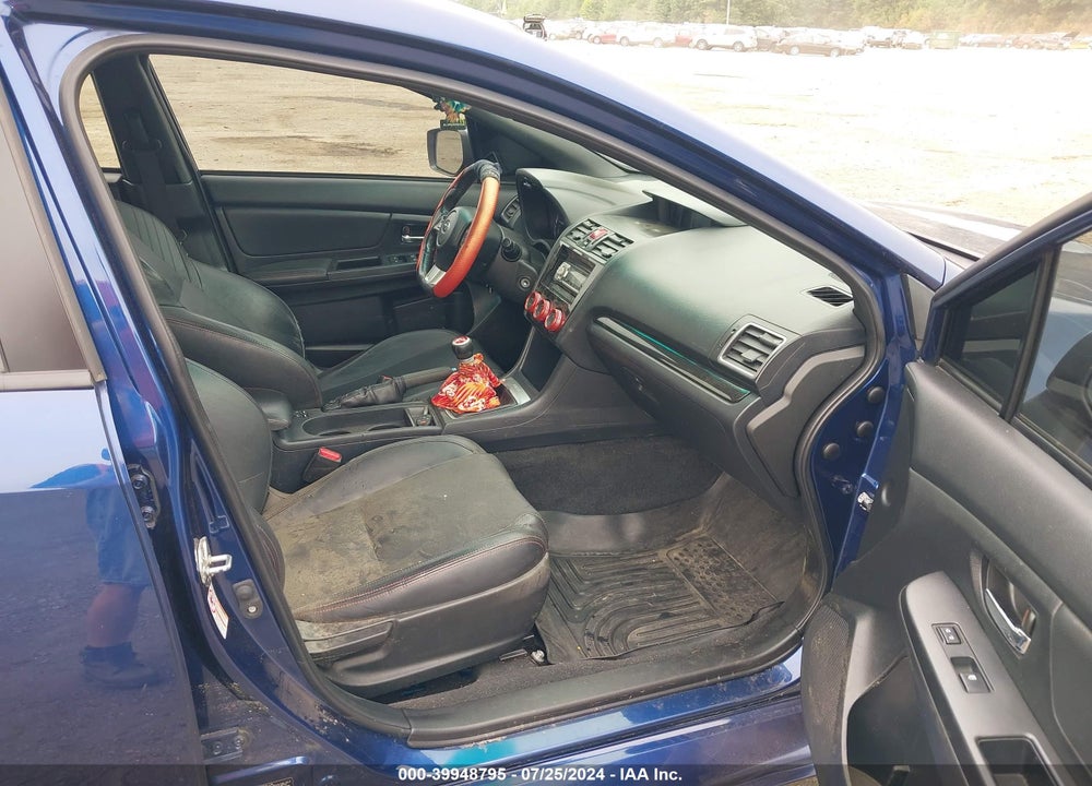2015 SUBARU WRX LIMITED VIN: JF1VA1G60F9833780