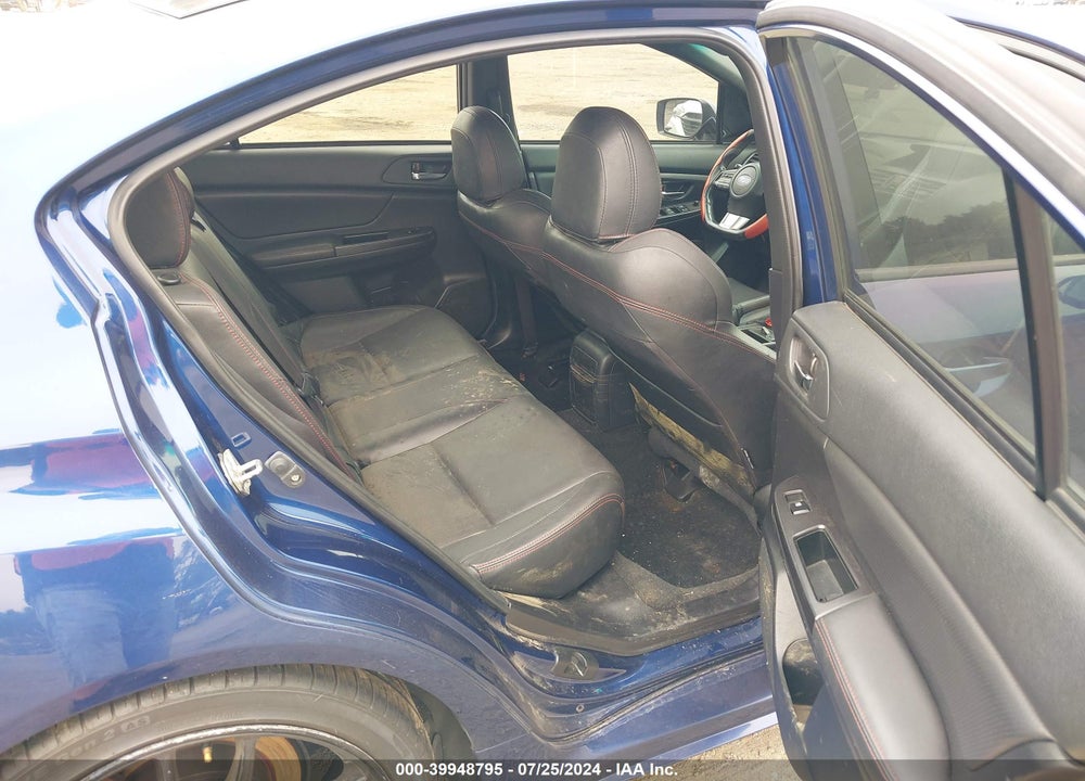 2015 SUBARU WRX LIMITED VIN: JF1VA1G60F9833780