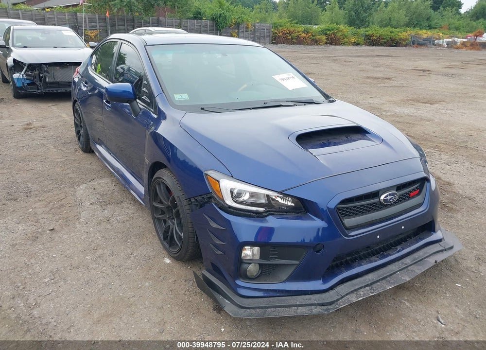 2015 SUBARU WRX LIMITED VIN: JF1VA1G60F9833780