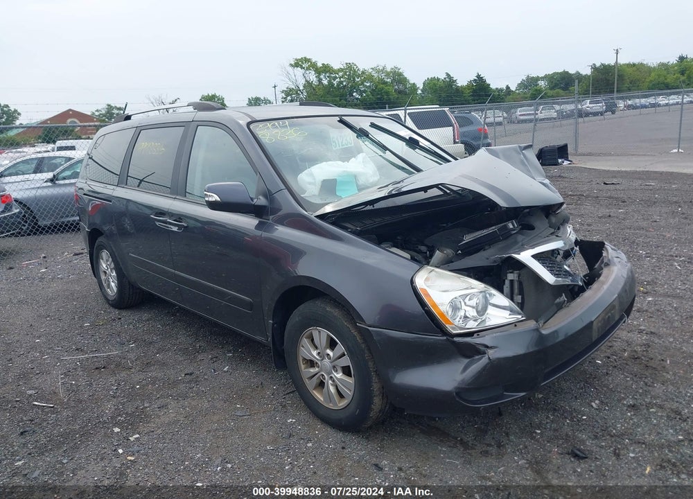 2012 KIA SEDONA LX VIN: KNDMG4C77C6472503