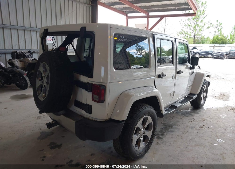 2017 JEEP WRANGLER UNLIMITED SAHARA 4X4 VIN: 1C4BJWEG3HL597489