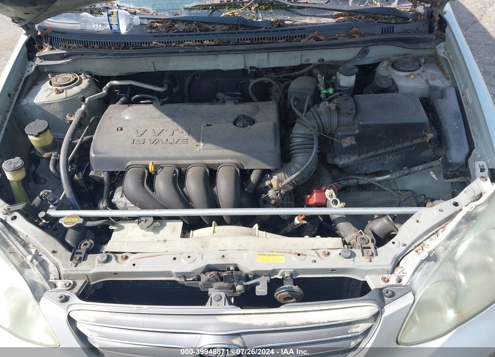 2003 TOYOTA COROLLA CE/LE/S VIN: 2T1BR32E63CO52428