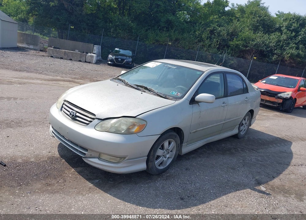 2003 TOYOTA COROLLA CE/LE/S VIN: 2T1BR32E63CO52428