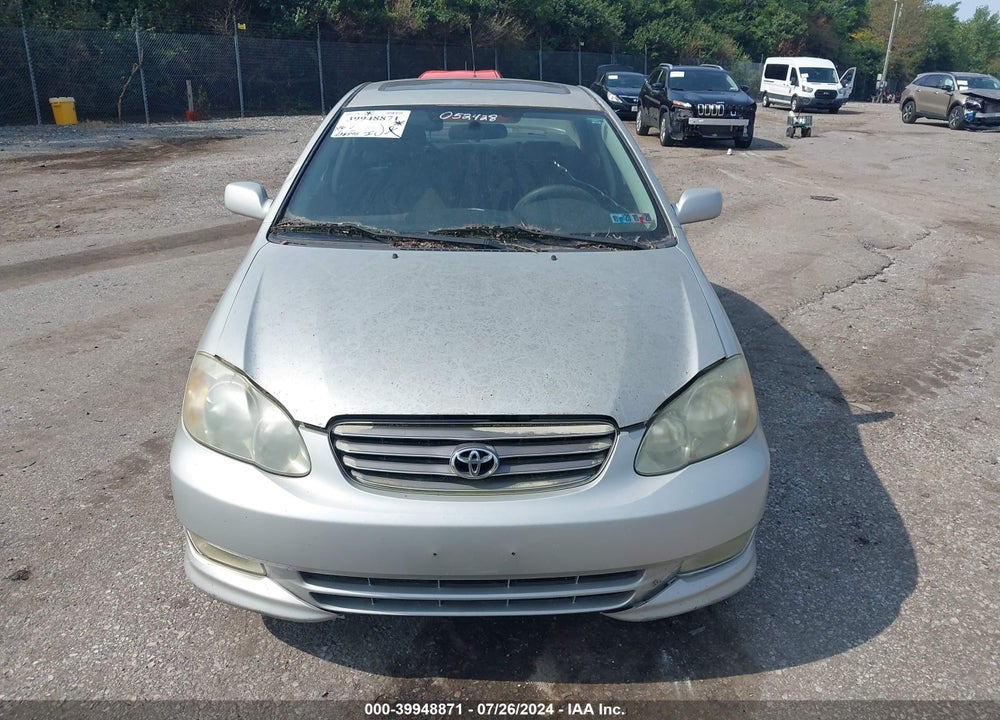 2003 TOYOTA COROLLA CE/LE/S VIN: 2T1BR32E63CO52428