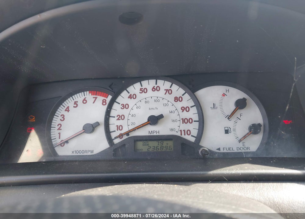 2003 TOYOTA COROLLA CE/LE/S VIN: 2T1BR32E63CO52428