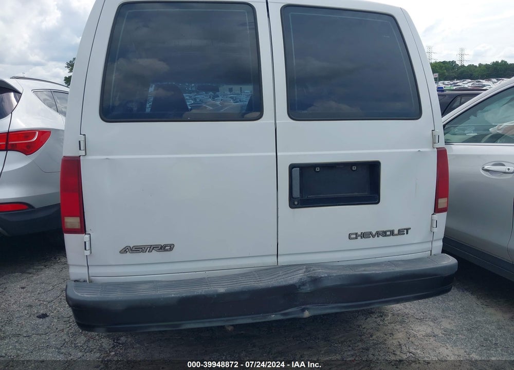 2000 CHEVROLET ASTRO VIN: 1GCDM19W5YB169336