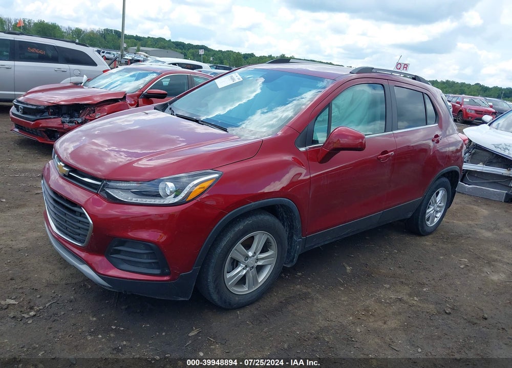 2018 CHEVROLET TRAX LT VIN: 3GNCJLSB2JL291803