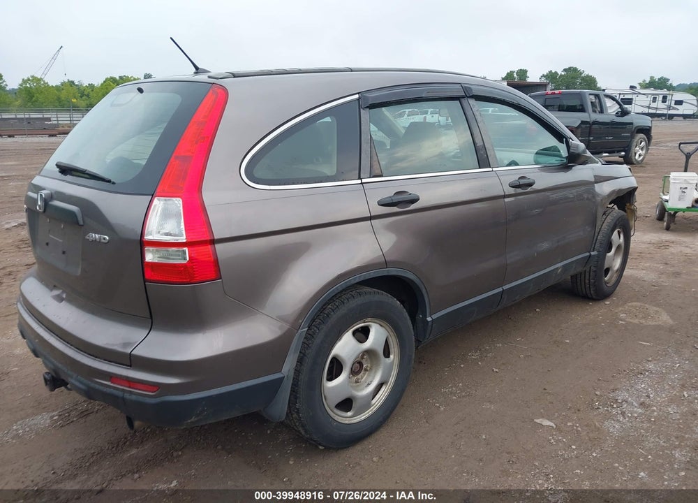 2010 HONDA CR-V LX VIN: 5J6RE4H36AL062494