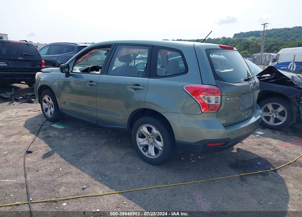 2015 SUBARU FORESTER 2.5I VIN: JF2SJAAC0FG490574