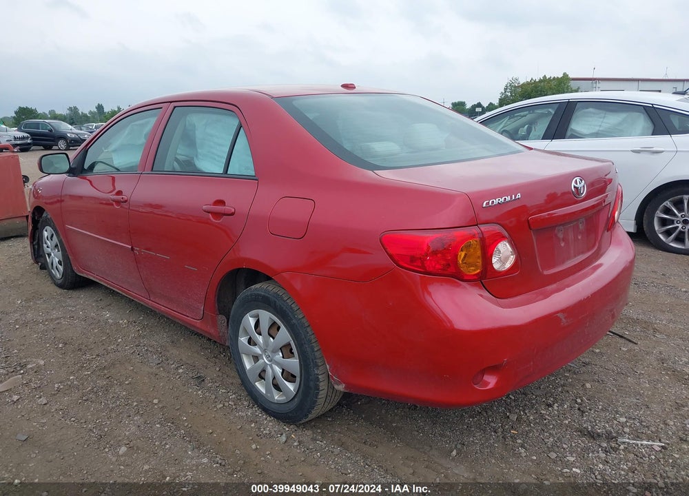 2009 TOYOTA COROLLA LE/S/XLE VIN: 2T1BU40E49C183521