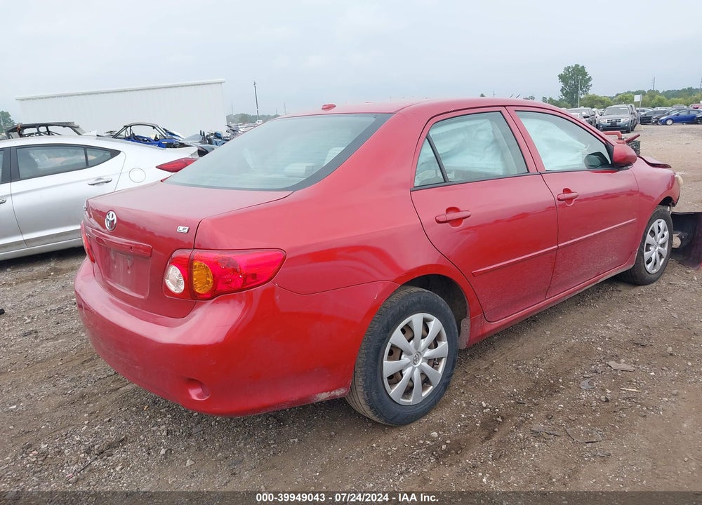 2009 TOYOTA COROLLA LE/S/XLE VIN: 2T1BU40E49C183521