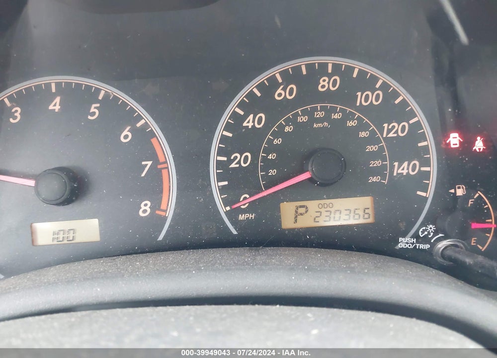 2009 TOYOTA COROLLA LE/S/XLE VIN: 2T1BU40E49C183521