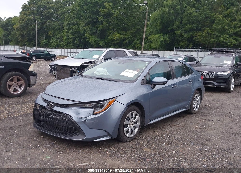 2020 TOYOTA COROLLA VIN: 5YFEPRAE3LP084728