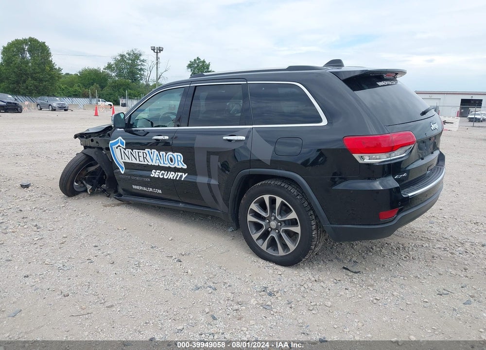 2018 JEEP GRAND CHEROKEE LIMITED 4X4 VIN: 1C4RJFBG3JC106489