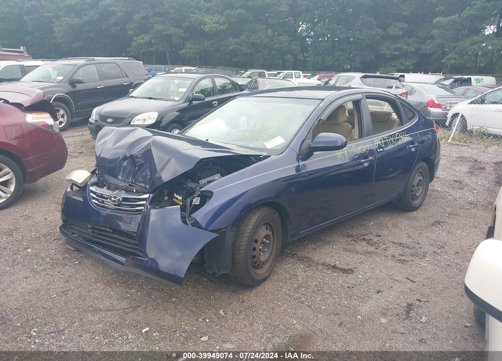 2010 HYUNDAI ELANTRA VIN: KMHDU4AD6AU915617