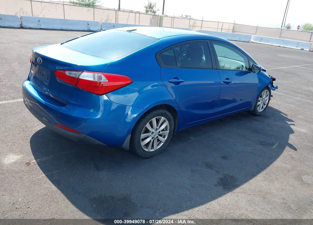 2014 KIA FORTE LX VIN: KNAFX4A62E5074947