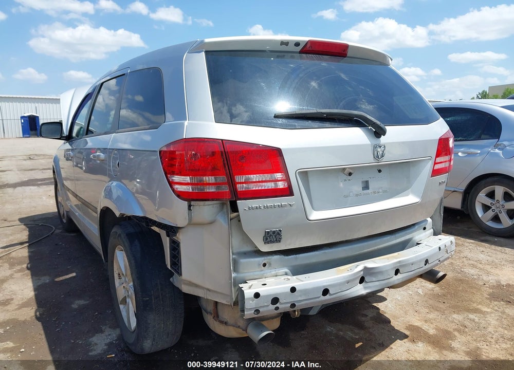2009 DODGE JOURNEY SXT VIN: 3D4GG57V89T199651