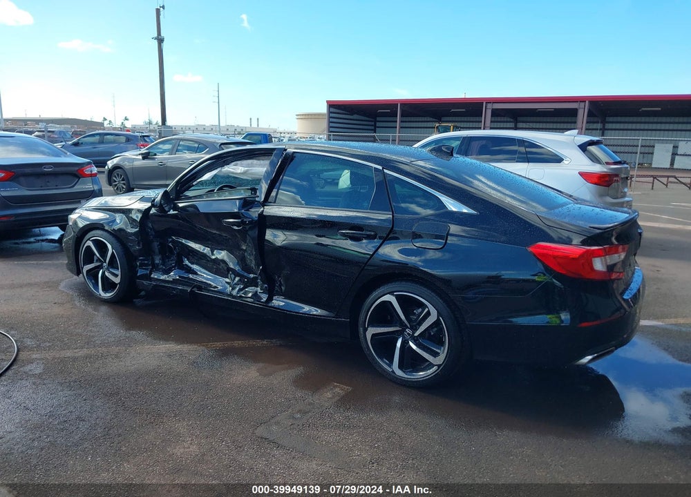 2022 HONDA ACCORD SPORT 2.0T VIN: 1HGCV2F3XNA014499