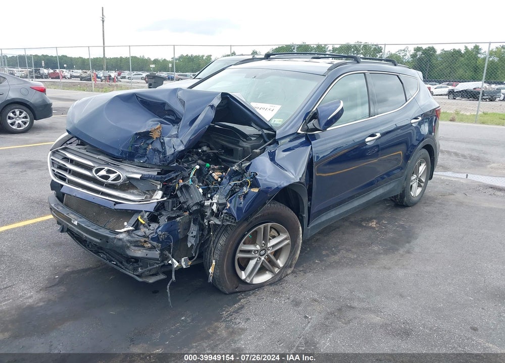 2017 HYUNDAI SANTA FE SPORT 2.4L VIN: 5XYZU3LB4HG417394
