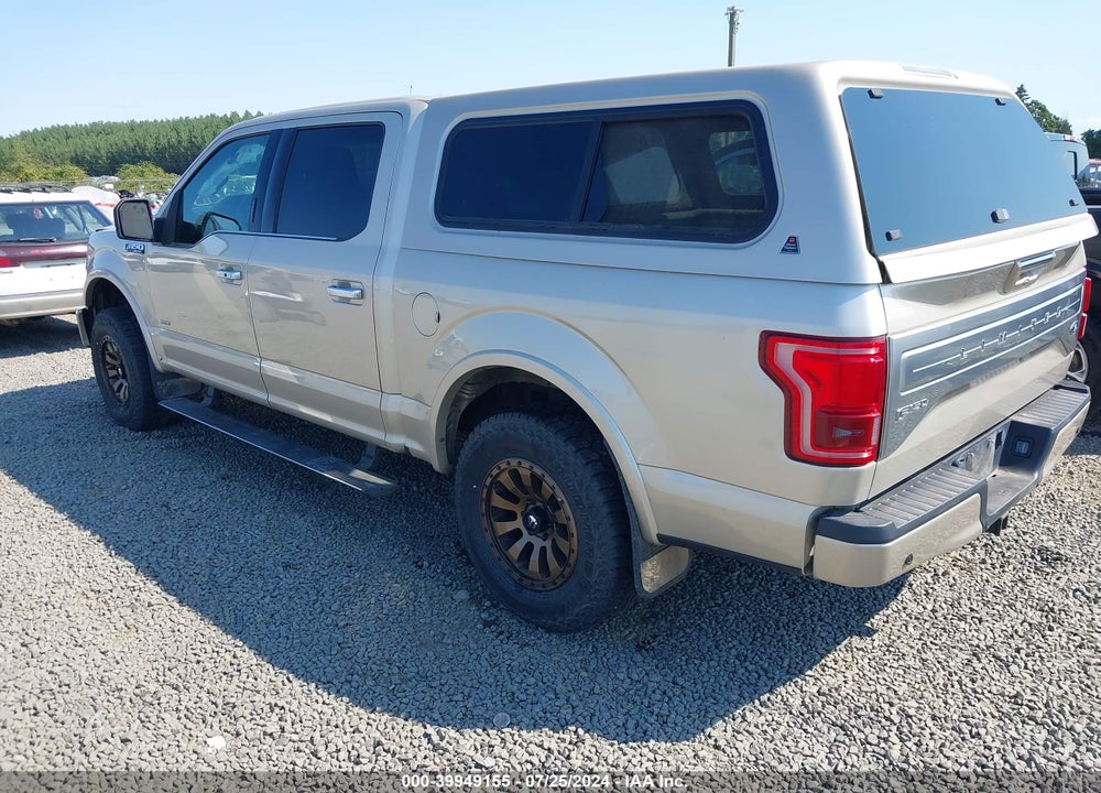 2017 FORD F-150 LIMITED VIN: 1FTEW1EG7HFB57775
