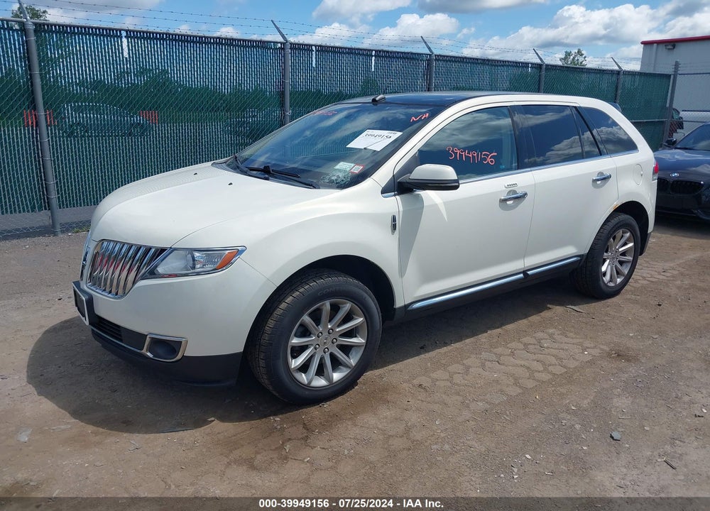 2012 LINCOLN MKX VIN: 2LMDJ8JK1CBL10500