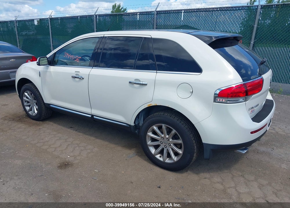 2012 LINCOLN MKX VIN: 2LMDJ8JK1CBL10500