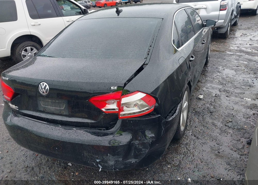 2012 VOLKSWAGEN PASSAT 2.5L SE VIN: 1VWBP7A34CC107929