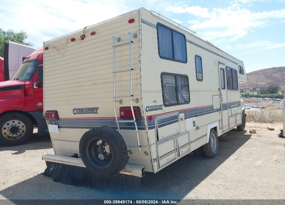 1989 FORD ECONOLINE E350 CUTAWAY VAN VIN: 1FDKE30G9KHB48849