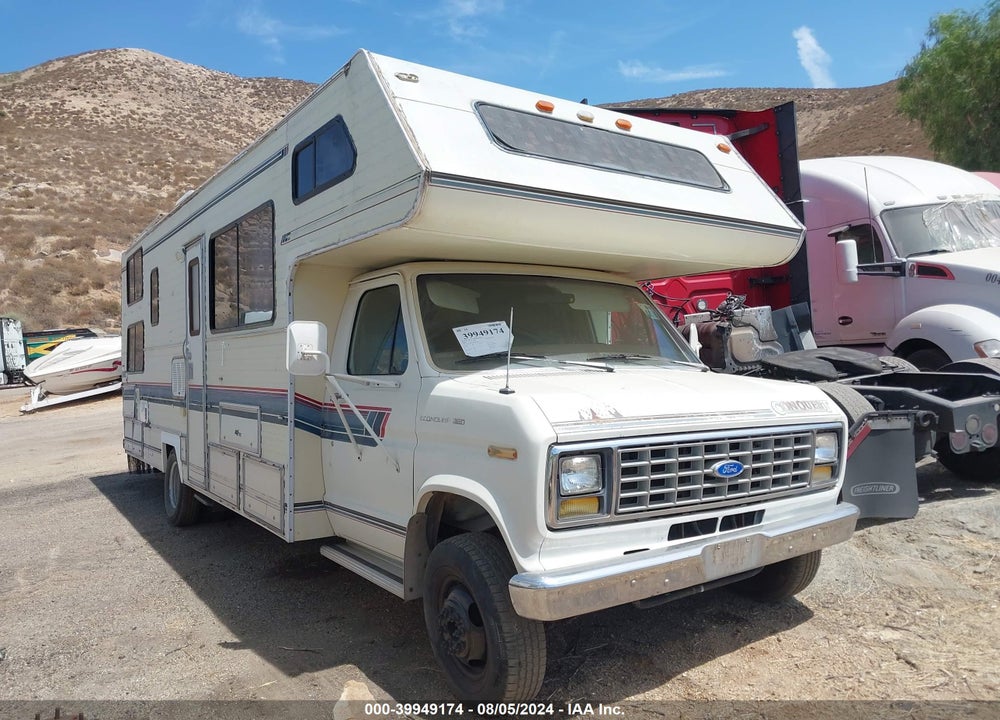 1989 FORD ECONOLINE E350 CUTAWAY VAN VIN: 1FDKE30G9KHB48849