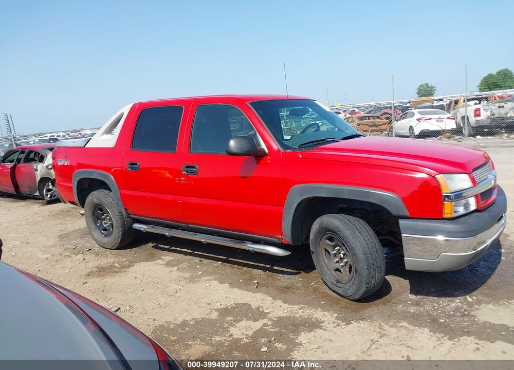 2003 CHEVROLET AVALANCHE 1500 VIN: 3GNEK13TX3G314015