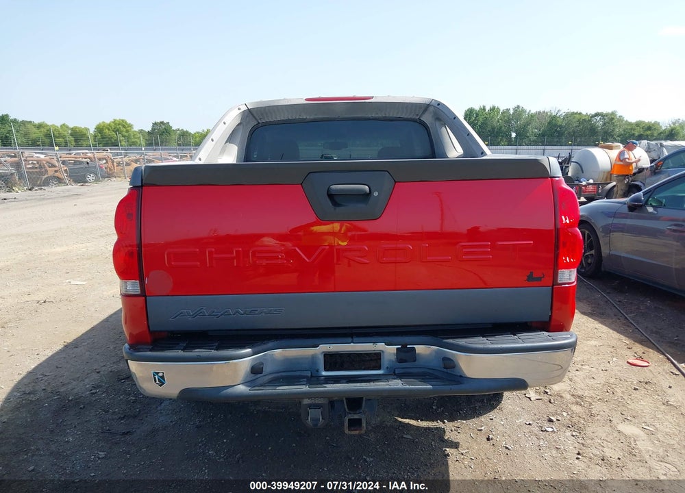 2003 CHEVROLET AVALANCHE 1500 VIN: 3GNEK13TX3G314015