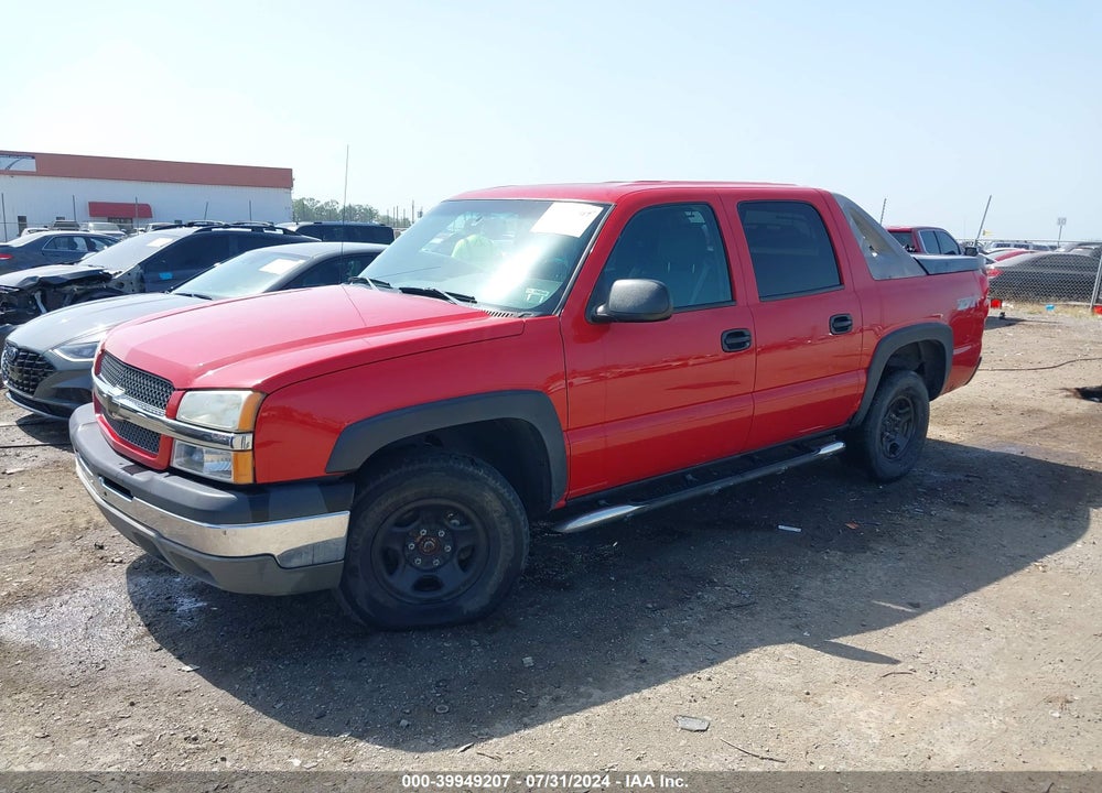 2003 CHEVROLET AVALANCHE 1500 VIN: 3GNEK13TX3G314015